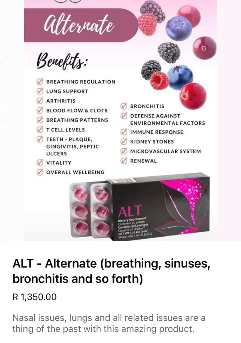 ALT Alternate breathing and bronchitis supplement