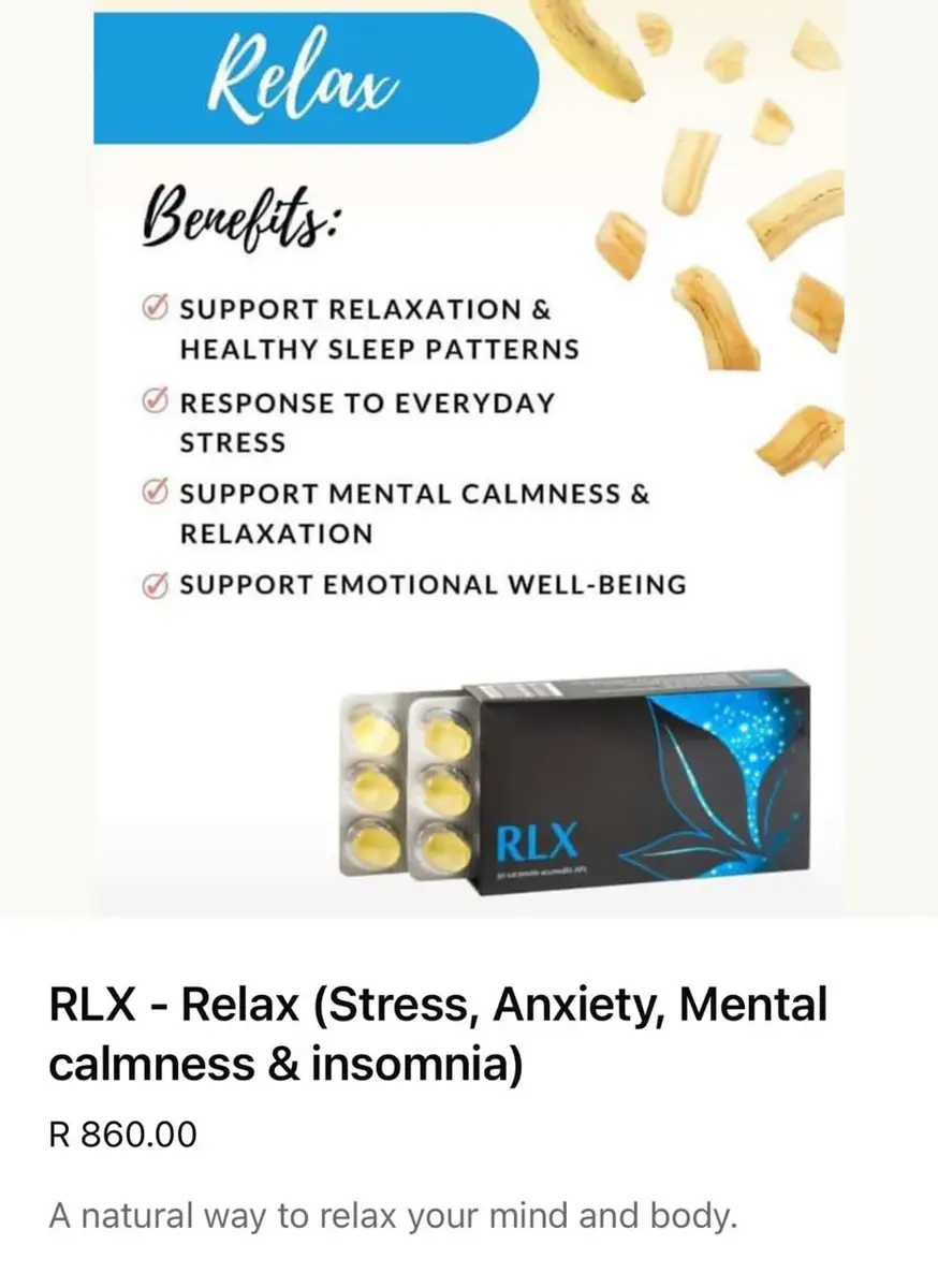RLX Relax stress and insomnia supplement