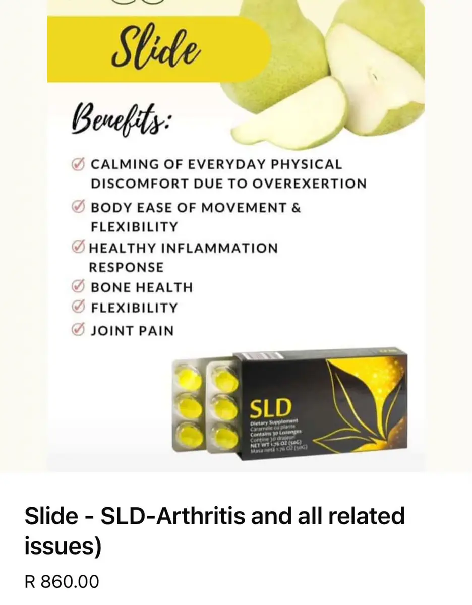 SLD Slide arthritis supplement